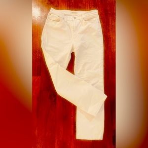 Madewell White Straight Crop Jeans, size 29